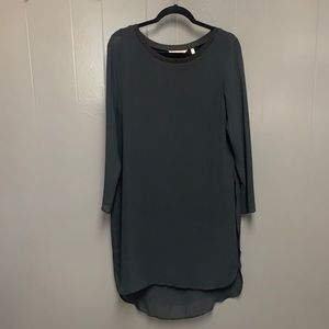 Soft surroundings black high low dress SZ M